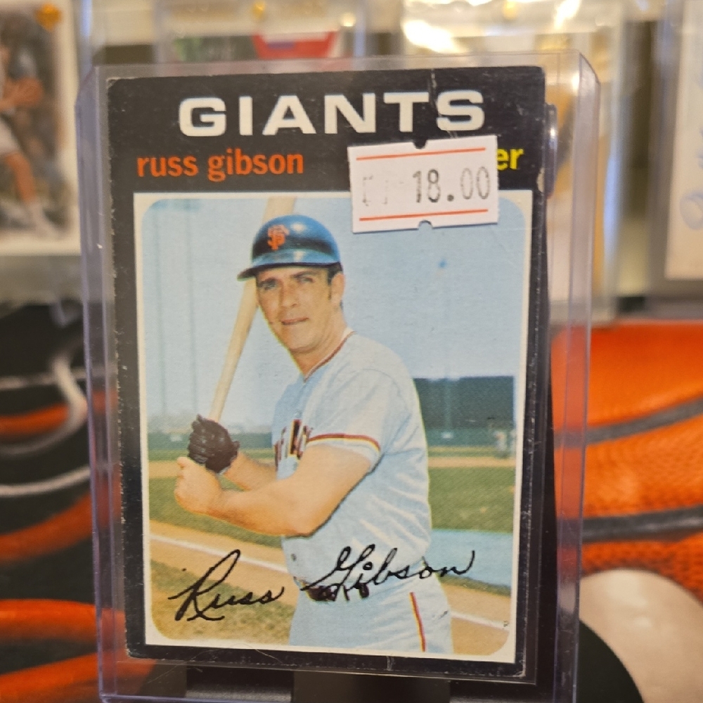 1971 TOPPS 738 RUSS GIBSON FAIR